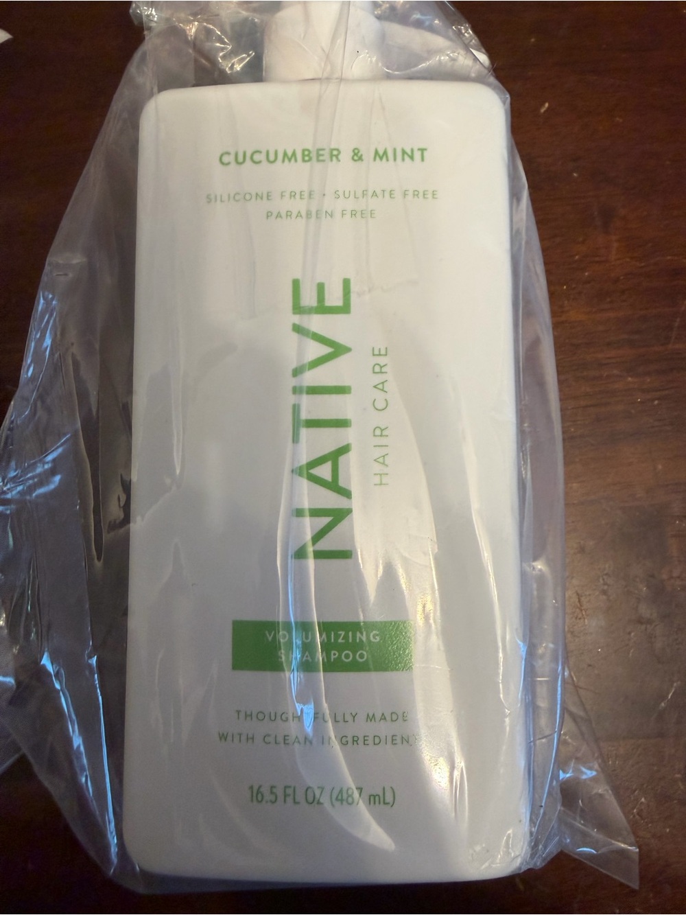 Native Cucumber & Mint Volumizing Shampoo  and conditioner